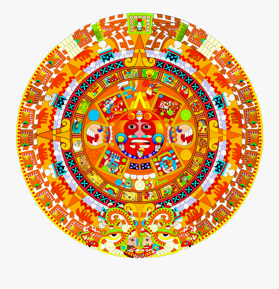 Aztec Calendar Clipart Printable Calendar 2023