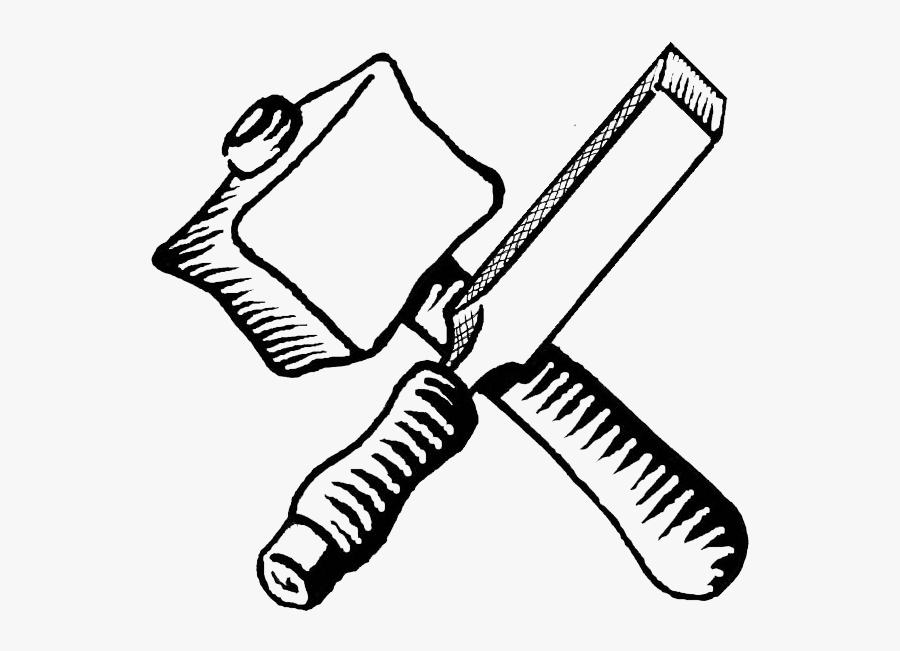 Transparent Hammer Clipart Black And White, Transparent Clipart