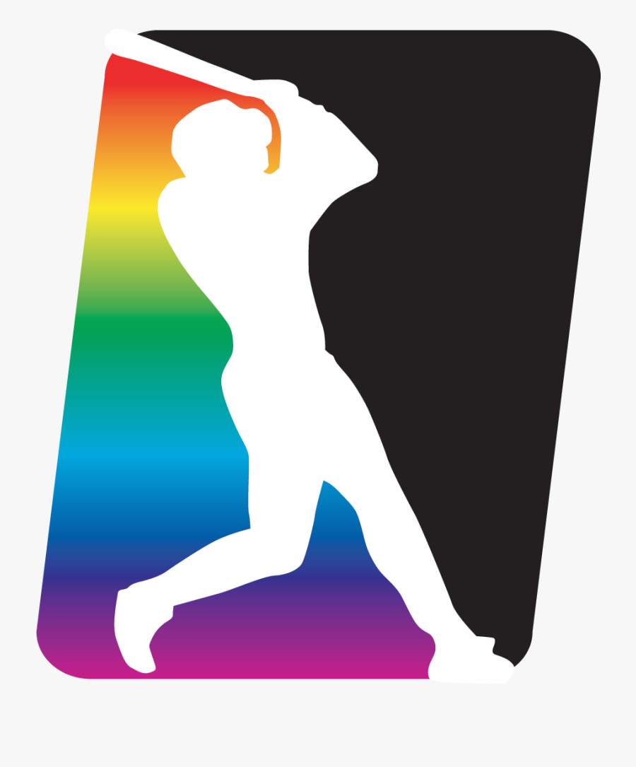 Softball Rainbow, Transparent Clipart