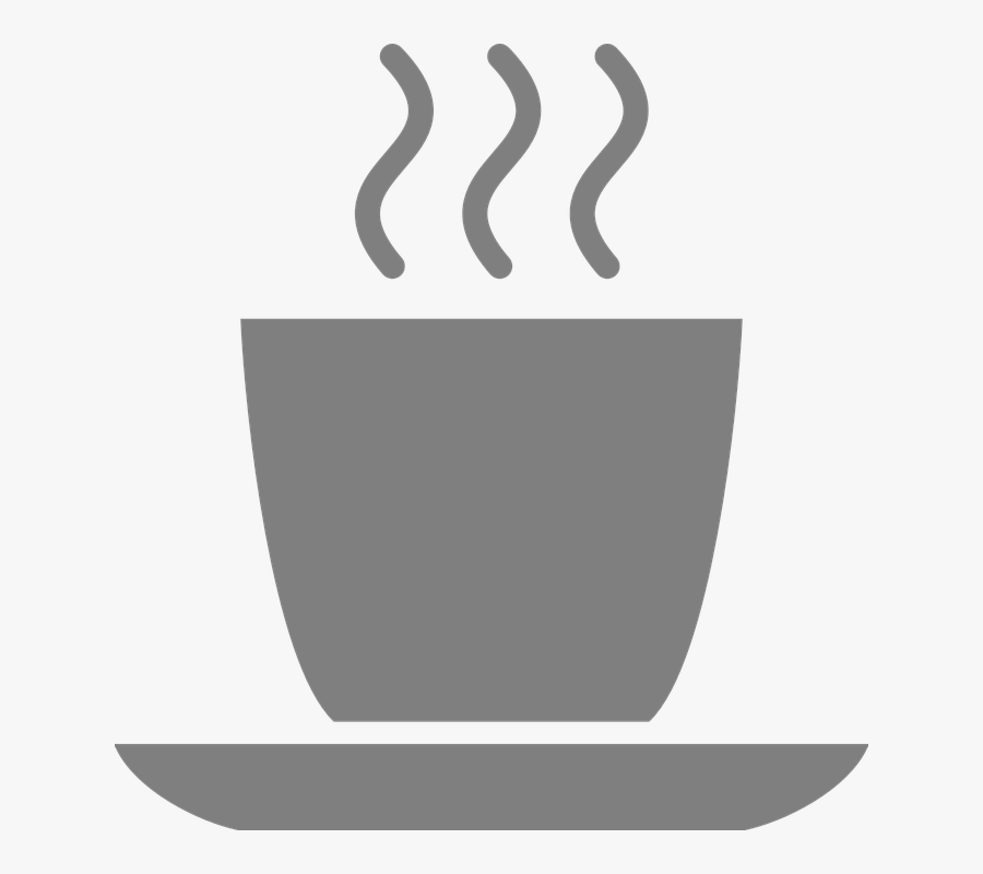 Mug, Tea, Coffee, Hot, Beverage, Gray - Grey Coffee Mug Clip Art, Transparent Clipart