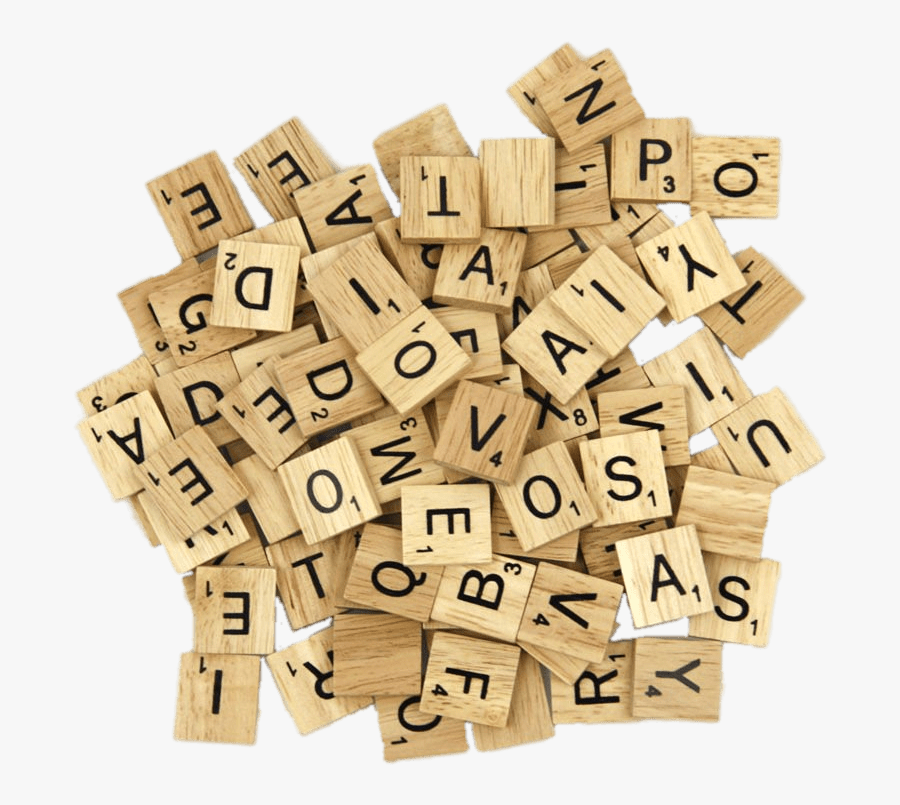Scrabble Pieces - Scrabble Pieces Transparent, Transparent Clipart