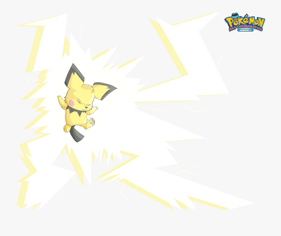 #172 Pichu Used Thunder Shock And Charm In The Game - Pichu Thunder Shock, Transparent Clipart