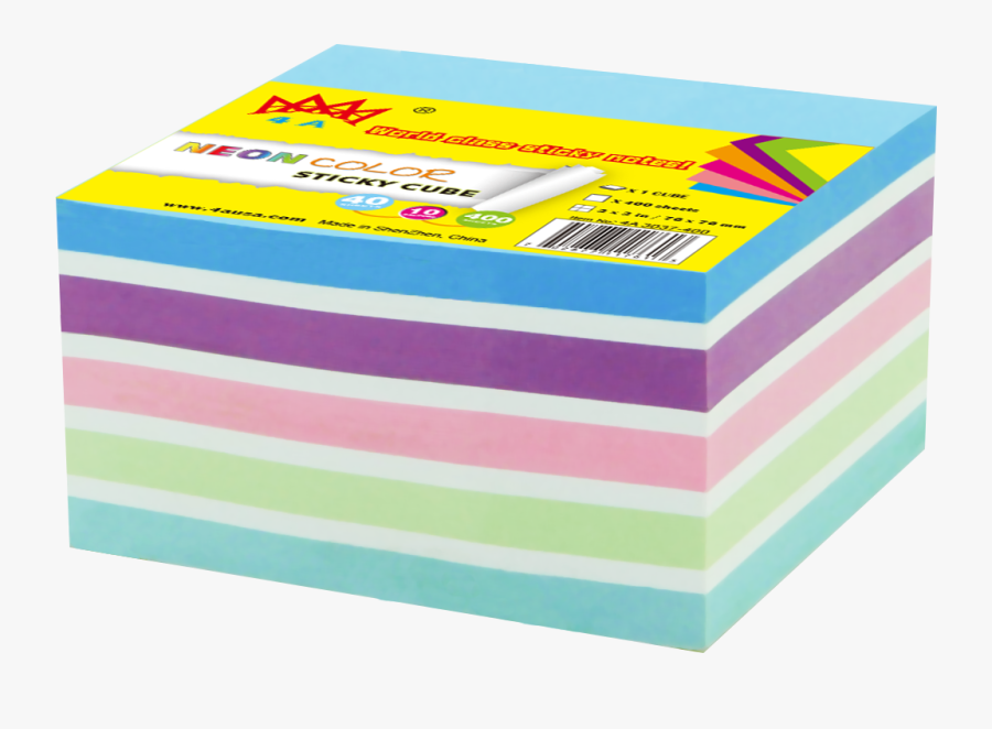 Transparent Colorful Sticky Notes Png - Box, Transparent Clipart