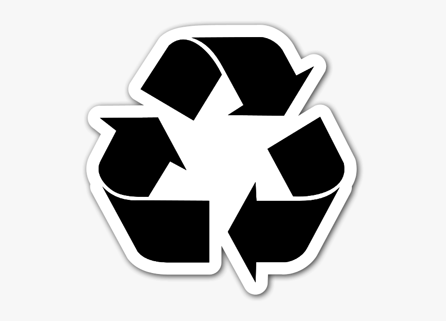 Transparent White Recycle Symbol Png - O Que É Reciclagem, Transparent Clipart