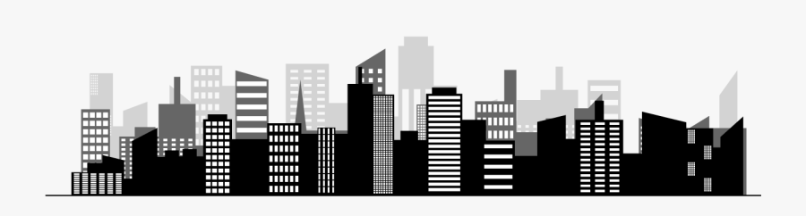 Smart Cities Skyline Banner - Skyline, Transparent Clipart