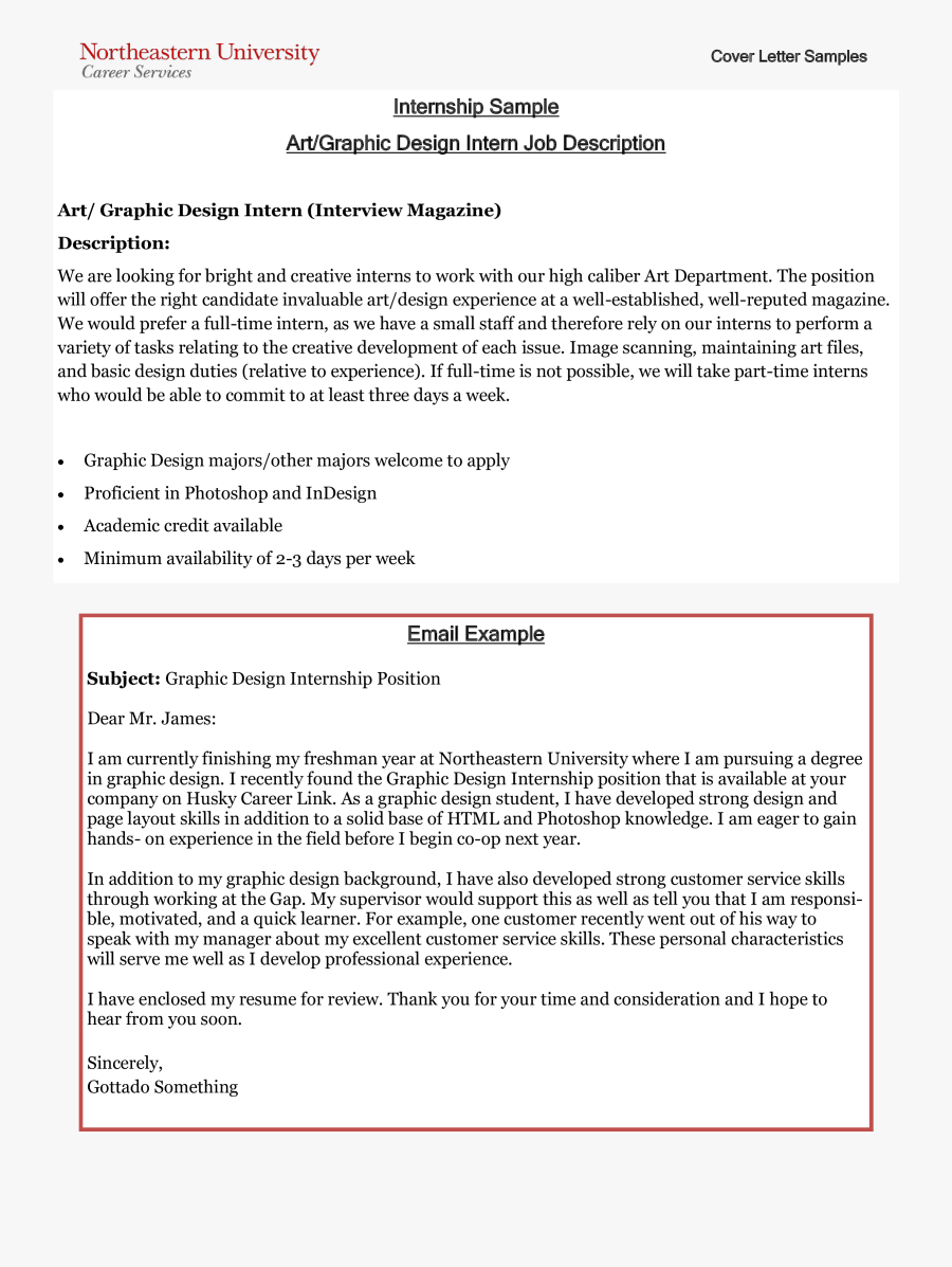 Clip Art Sample Graphic Design Resume - Cover Letter For Internship Graphic Artist, Transparent Clipart