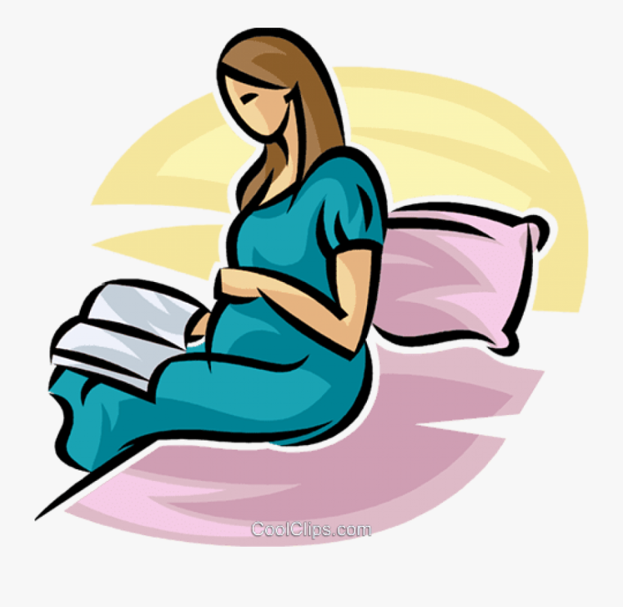 Free Png Download Pregnancy Png Images Background Png - Pregnant Woman Reading To Baby Clipart, Transparent Clipart