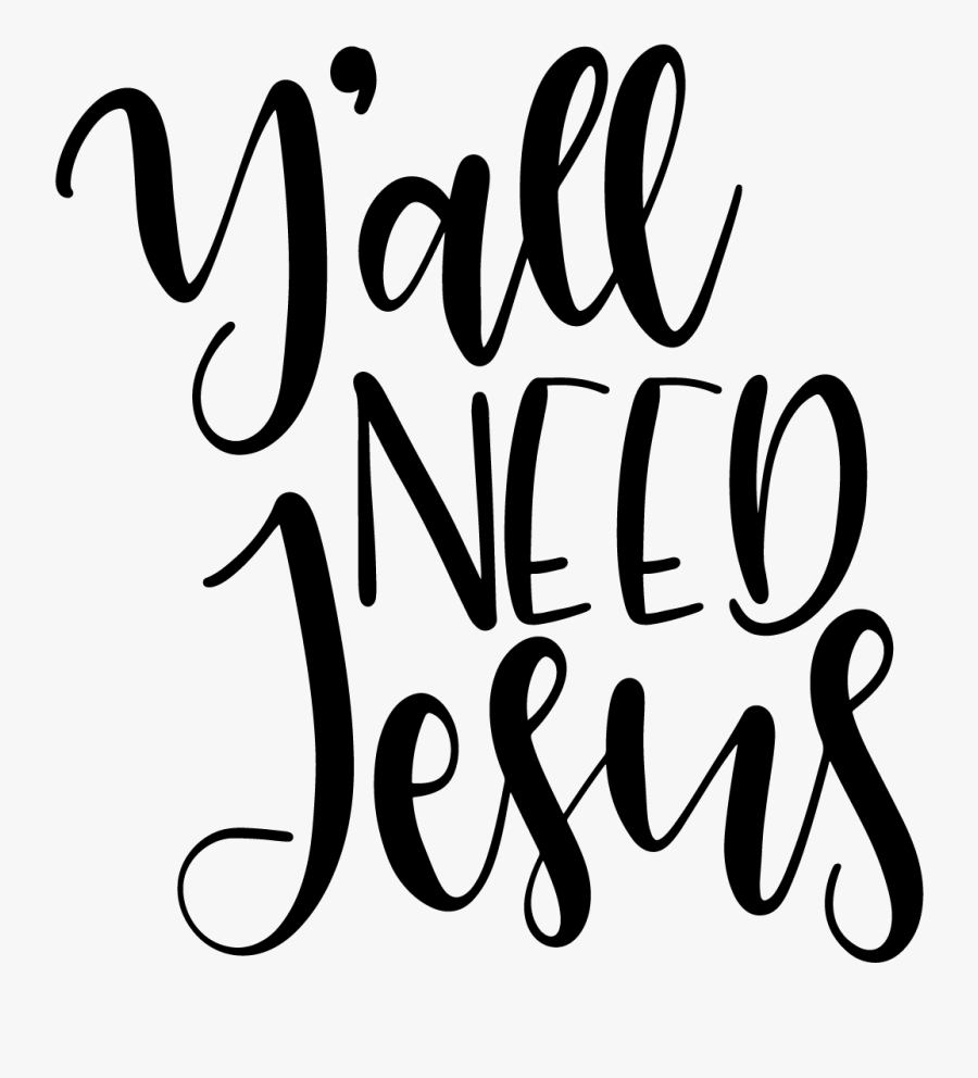 Clip Art Stock Jesus Svg Quote - Calligraphy, Transparent Clipart