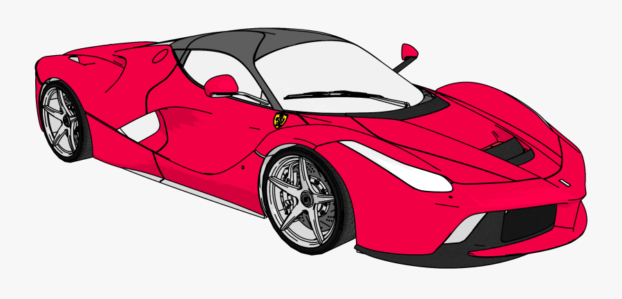 Ferrari Laferrari Logo Clip Art, Transparent Clipart