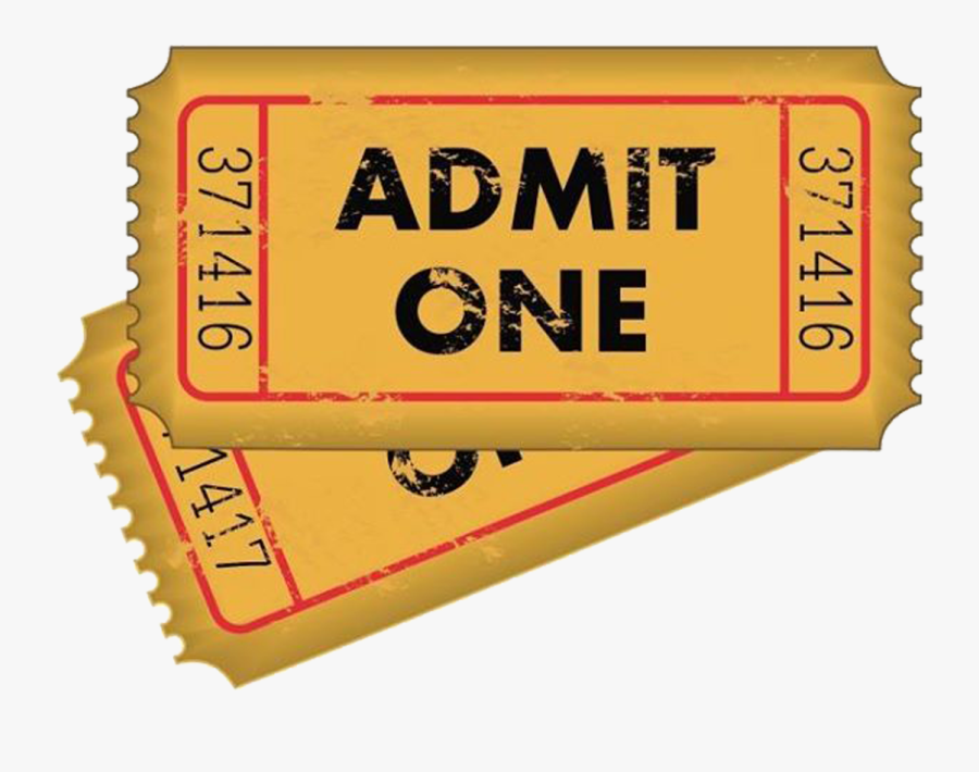 Tickets Clipart Admit One - Football Tickets Clipart, Transparent Clipart