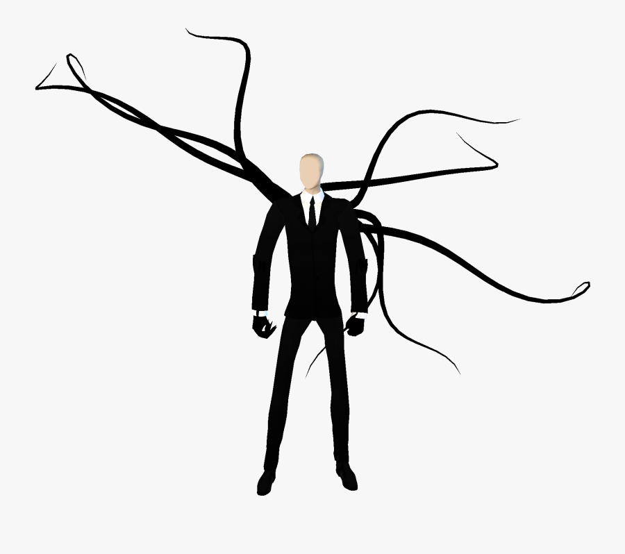 Tentacle - Clipart - Slender Man No Background, Transparent Clipart