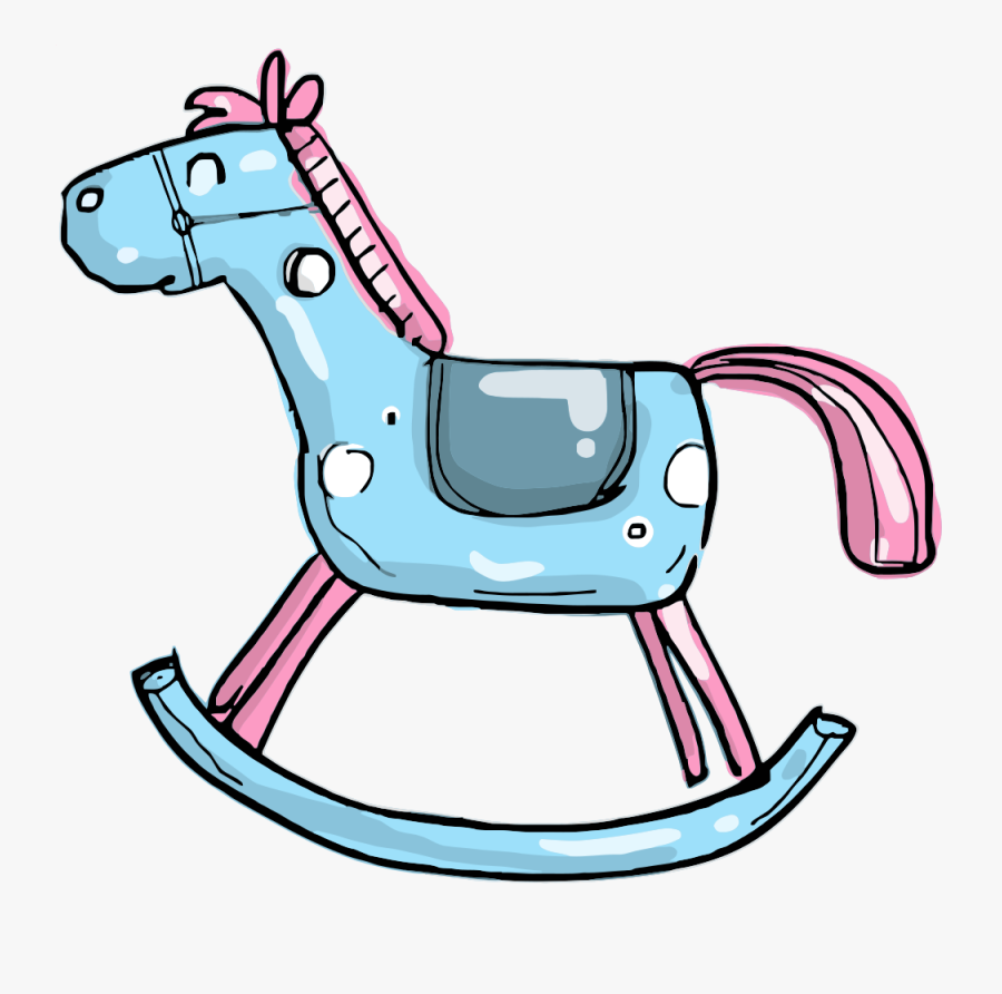 Dibujo Caballo De Madera, Transparent Clipart