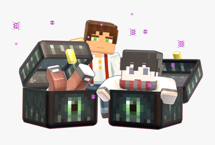 Mmd Minecraft Smooth Steve Preview Ender Chest By - Minecraft Cartoon Ender Chest, Transparent Clipart