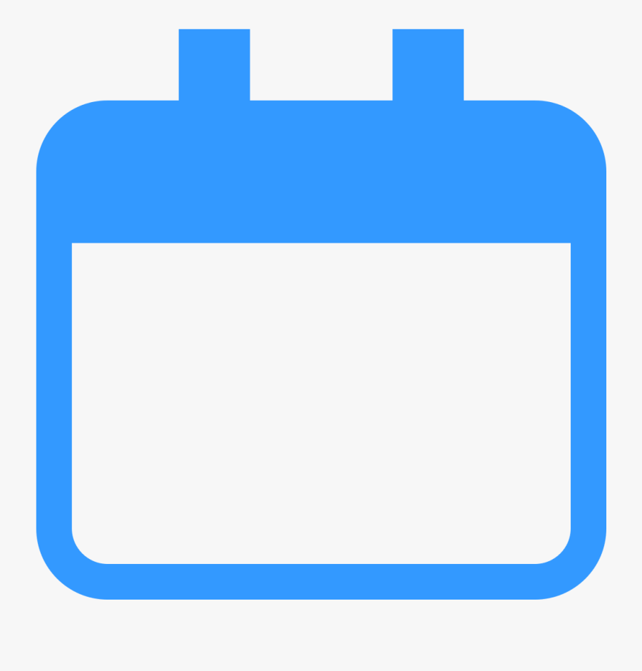 Feedbin Icon Calendar - Icon Blue Calendar Png, Transparent Clipart