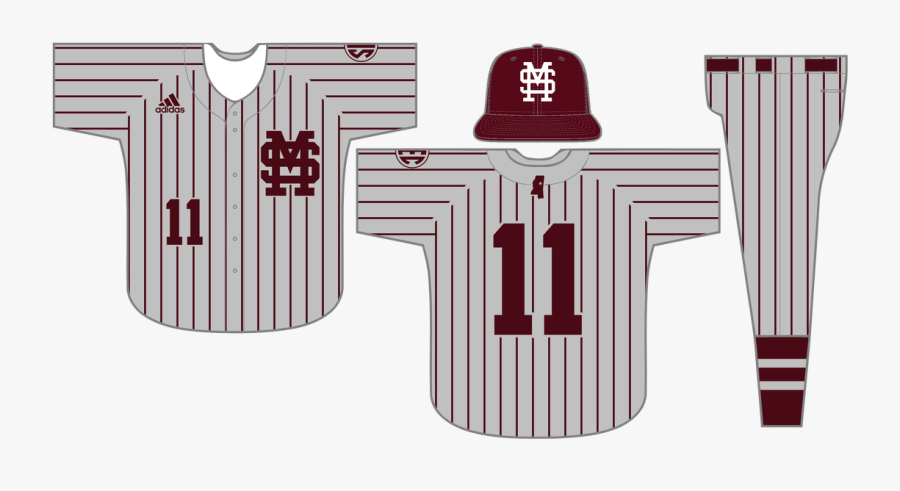 mississippi state baseball jersey pinstripe