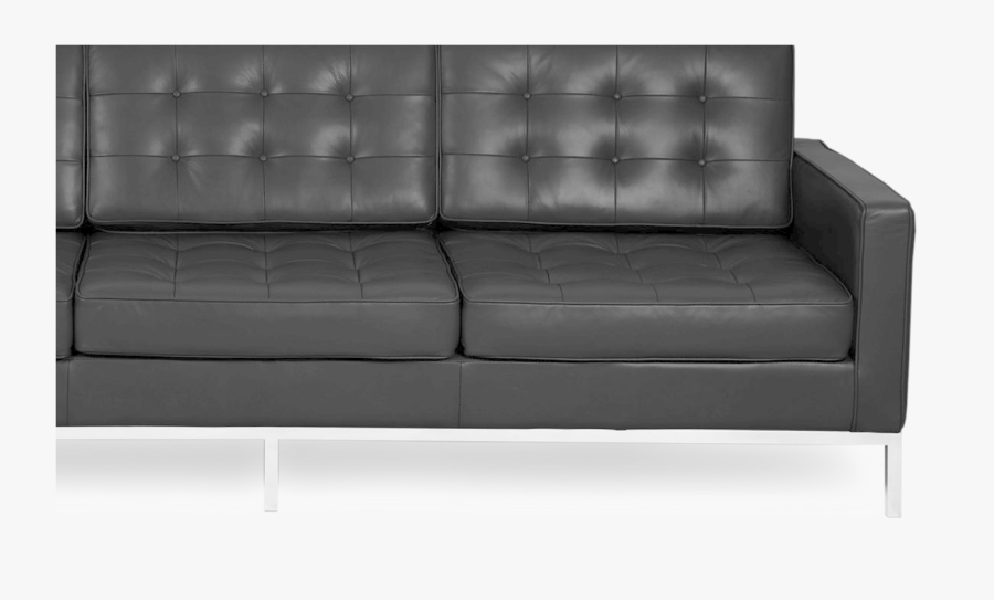 Black Sofa Png Image - Studio Couch, Transparent Clipart