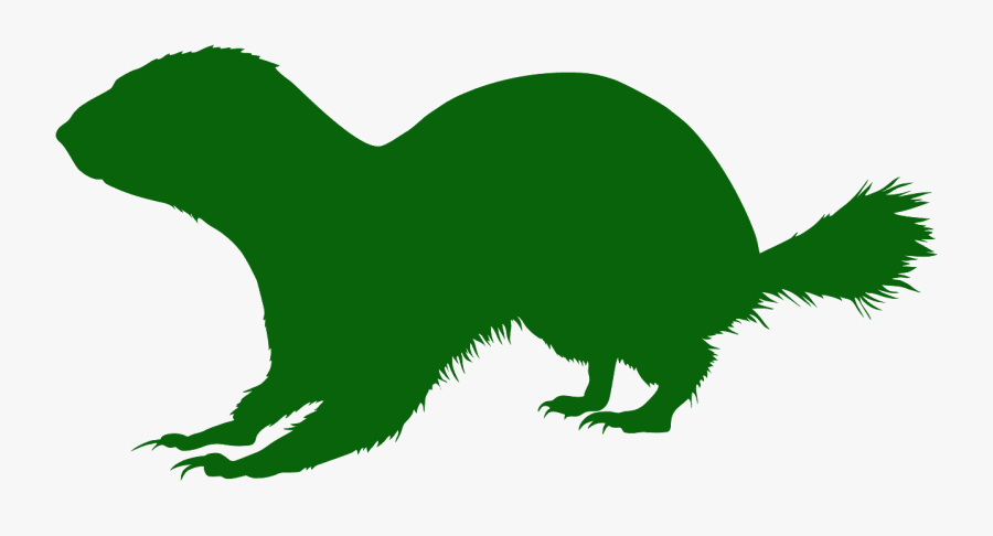 Gopher Silhouette, Transparent Clipart