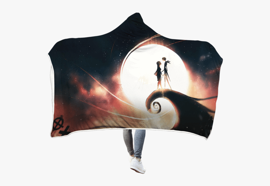 3d Nightmare Before Christmas Jack And Sally Full-print - Illustration, Transparent Clipart