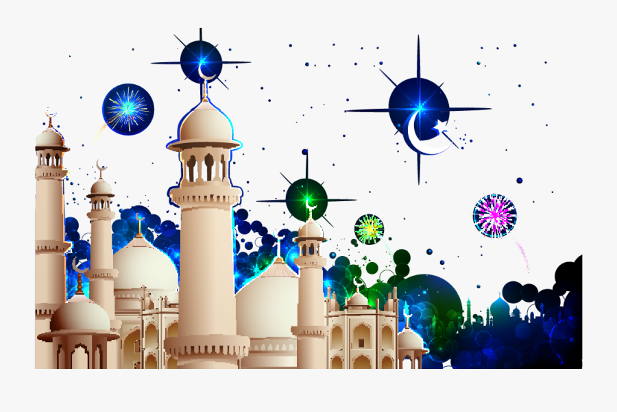 Mosque Clipart Islamic Wallpaper - Muslim Design Png, Transparent Clipart