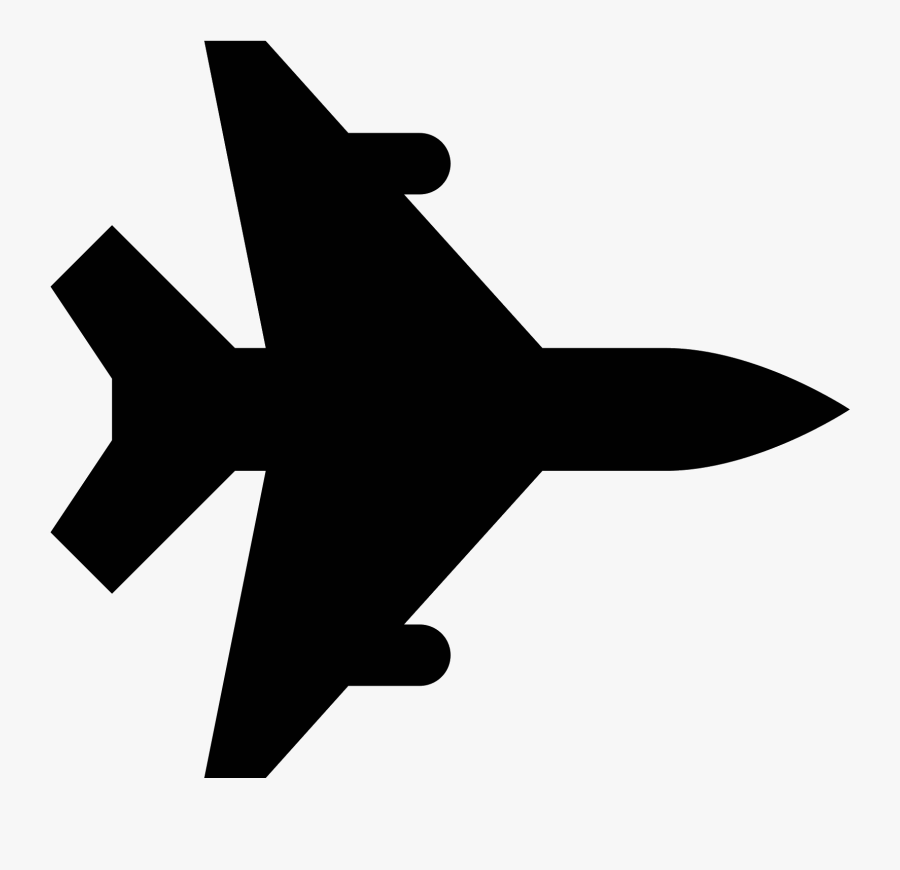 Jet Vector - Airplane Icon, Transparent Clipart