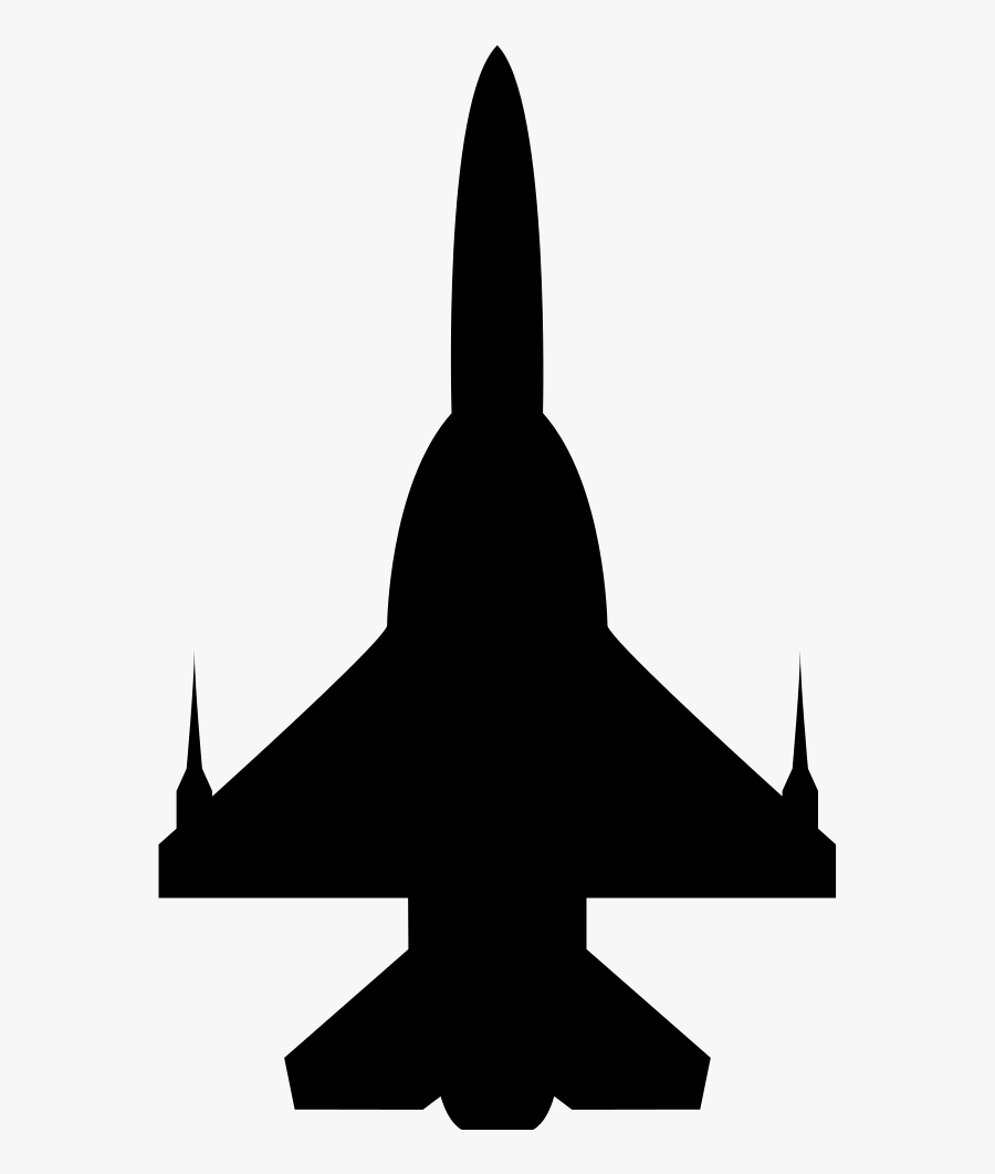 Png File Svg - Fighter Plane Silhouette Transparent, Transparent Clipart