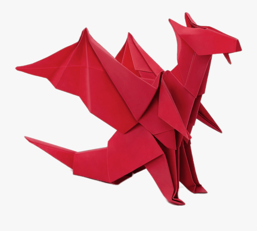 Origami Dragon - Transparent Background Origami Transparent, Transparent Clipart