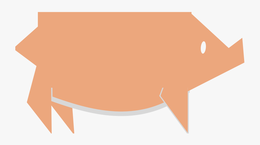 Origami Piggy - Origami Pig Png, Transparent Clipart