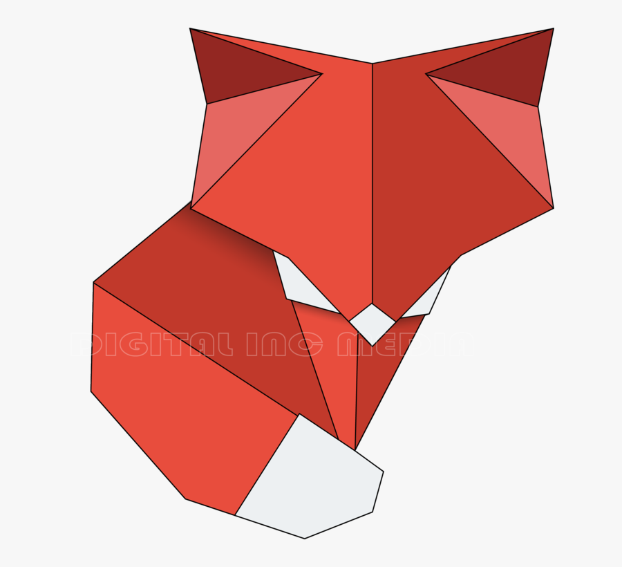 Transparent Origami Crane Clipart - Origami Art Flat, Transparent Clipart