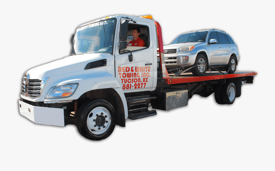 Transparent Towing Png - White Tow Truck, Transparent Clipart