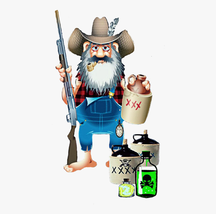 #redneck #country #hillbilly #hunting #moonshine - Cartoon Moonshine, Transparent Clipart