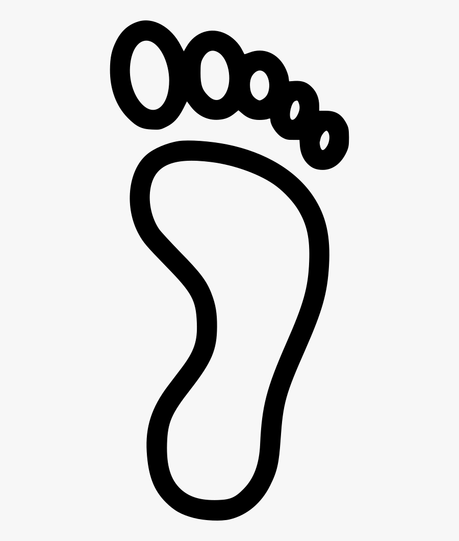 White Footprint Png - Footprint Left And Right, Transparent Clipart