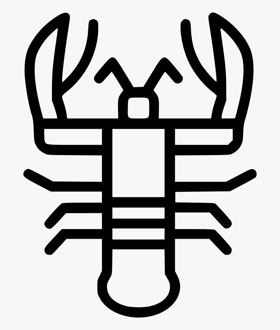 Transparent Lobster Clipart - Icon, Transparent Clipart