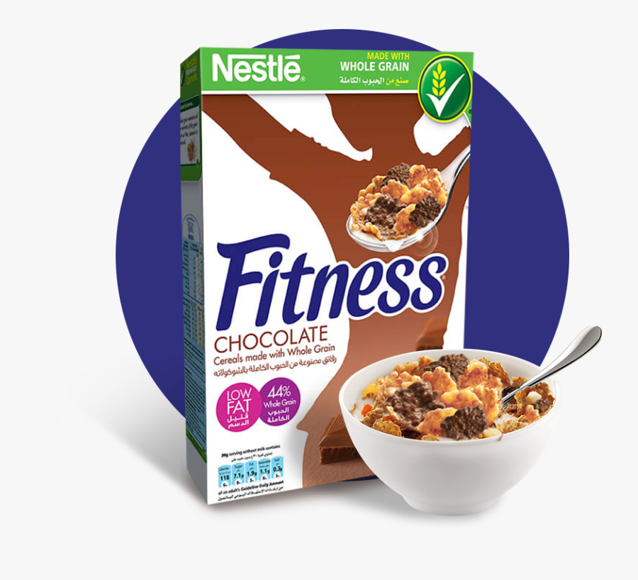 Transparent Granola Clipart - Nestle Fitness Chocolate Cereal, Transparent Clipart