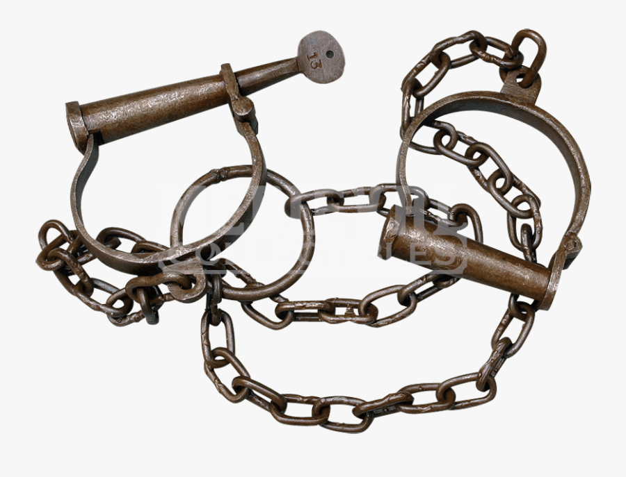 Clip Art Medieval Shackle - Chain, Transparent Clipart