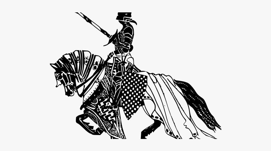 Image - Black And White Knights Clipart, Transparent Clipart
