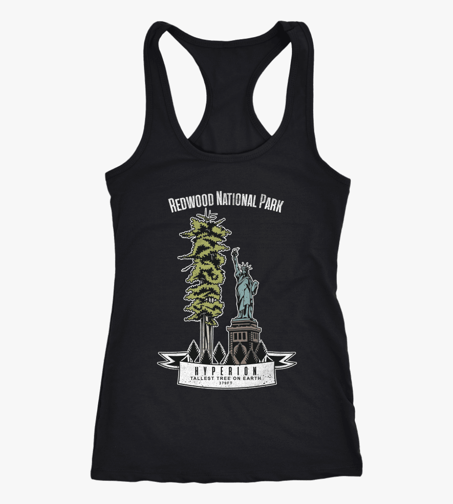 Color Splash Redwood Hyperion Tree Tank - Shirt, Transparent Clipart