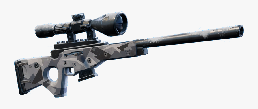 Fortnite Sniper Png Transparent Background - Suppressed Sniper Fortnite Png, Transparent Clipart