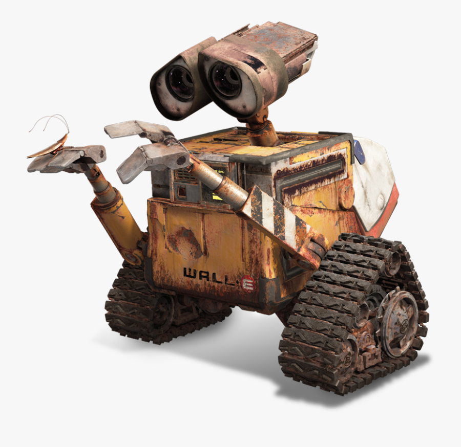 Transparent Walle Png - Wall E And Roach, Transparent Clipart