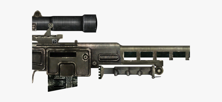 Drawn Snipers Sniper Rifle - Fallout 4 Dks 501, Transparent Clipart