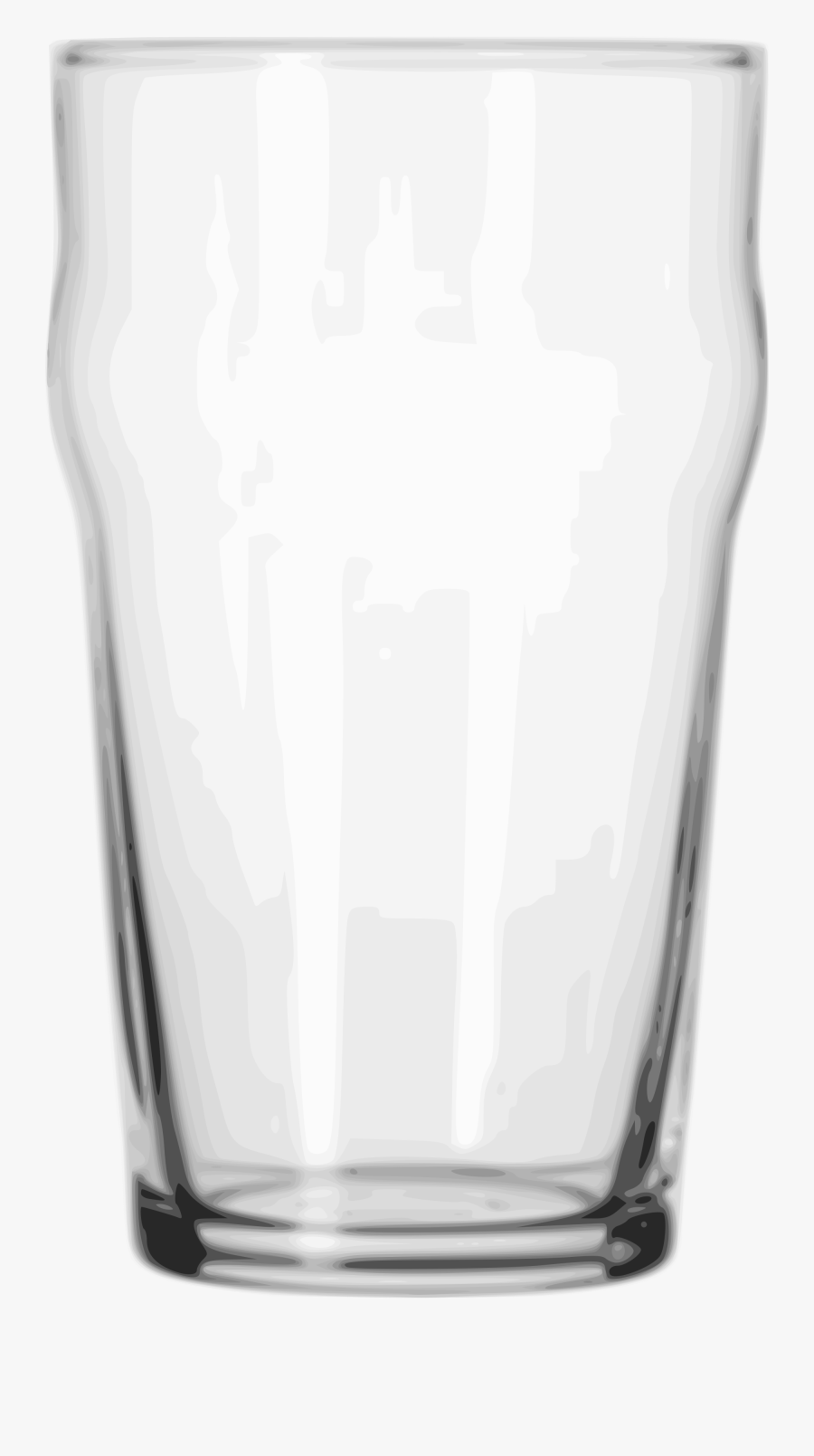 2000px Pint Glass Pub Svg - Beer Glasses Empty Png, Transparent Clipart