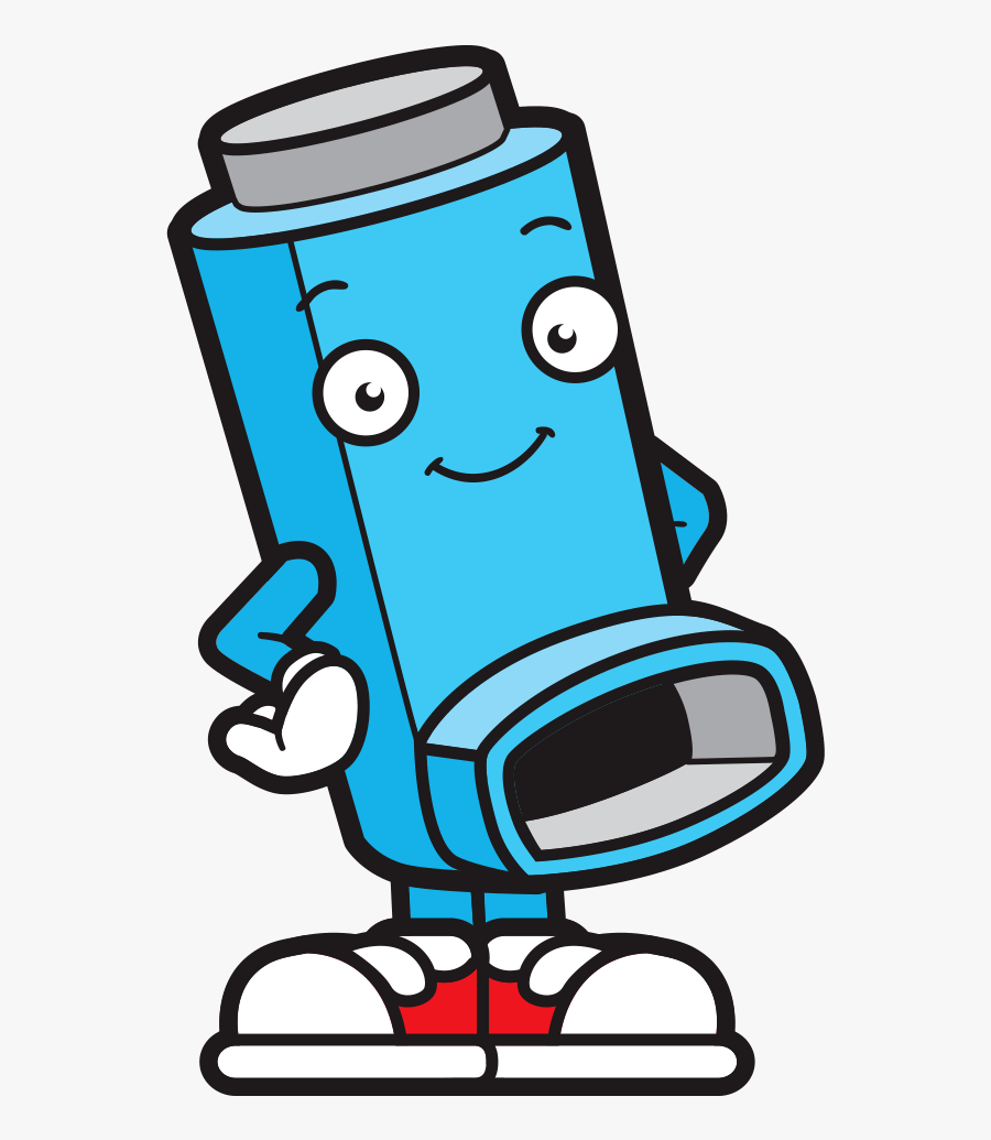 Transparent Cartoon Character Png - Kids Asthma Cartoon, Transparent Clipart