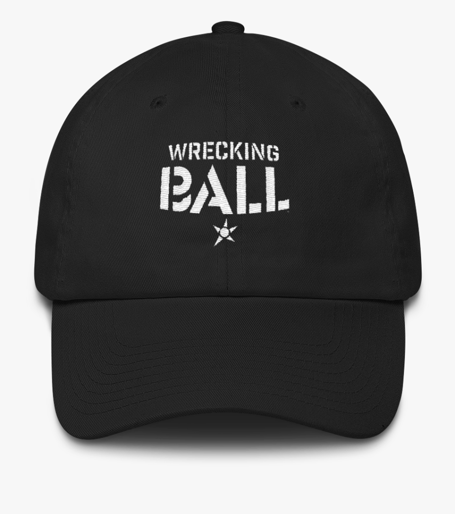 Image Of Black Unisex Hat With Embroidered Wrecking - Law & Order Cap, Transparent Clipart