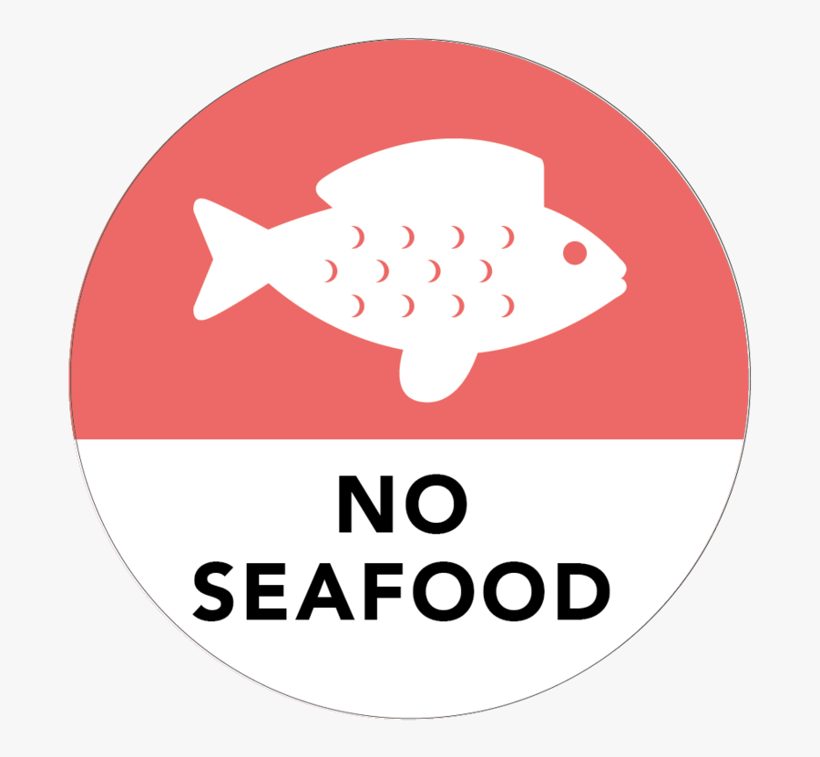 Allergy Alert No Seafood , Free Transparent Clipart - ClipartKey