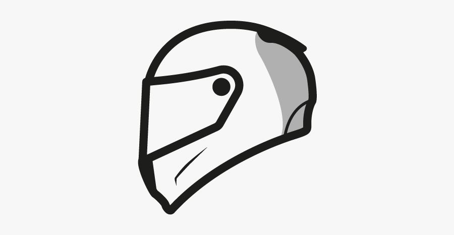 Full Face Helmet Vector, Transparent Clipart