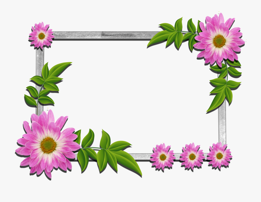 Clip Art Flowers Gallery Yopriceville High - Beautiful Frames For Photos Free Download, Transparent Clipart