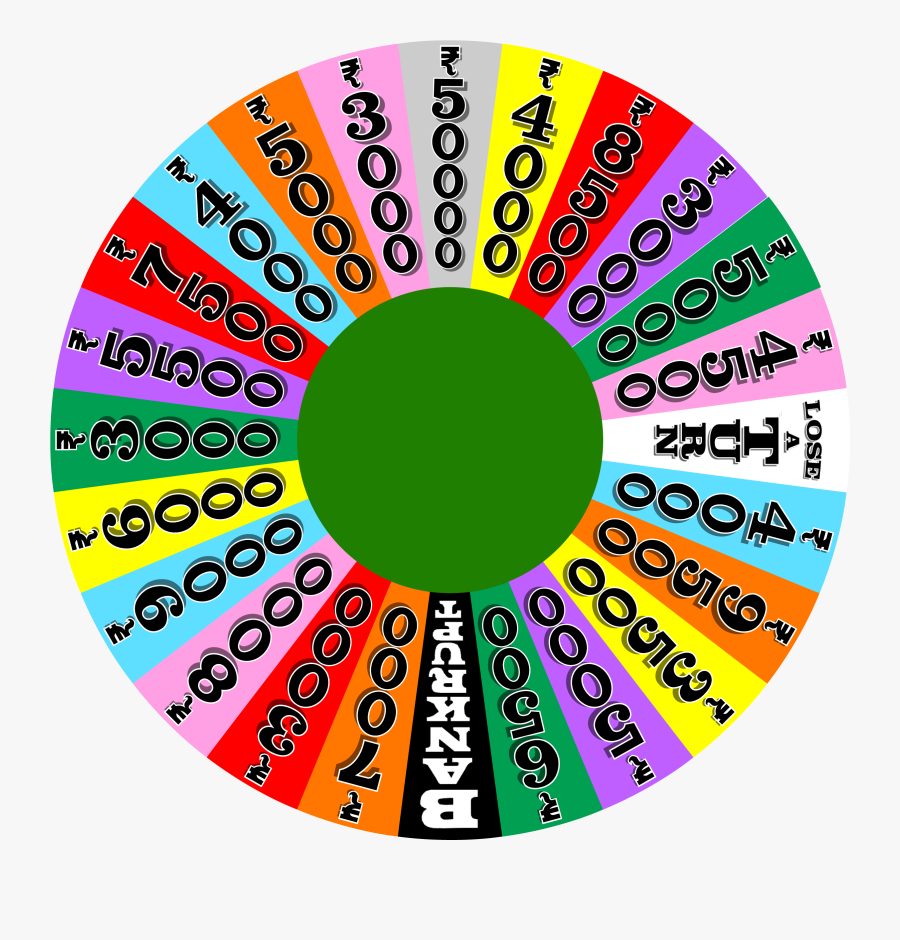 Wheel Of Fortune, Transparent Clipart