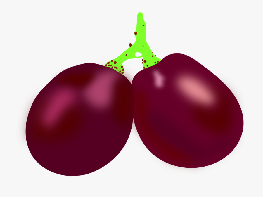 Transparent Raisin Png - Eggplant, Transparent Clipart