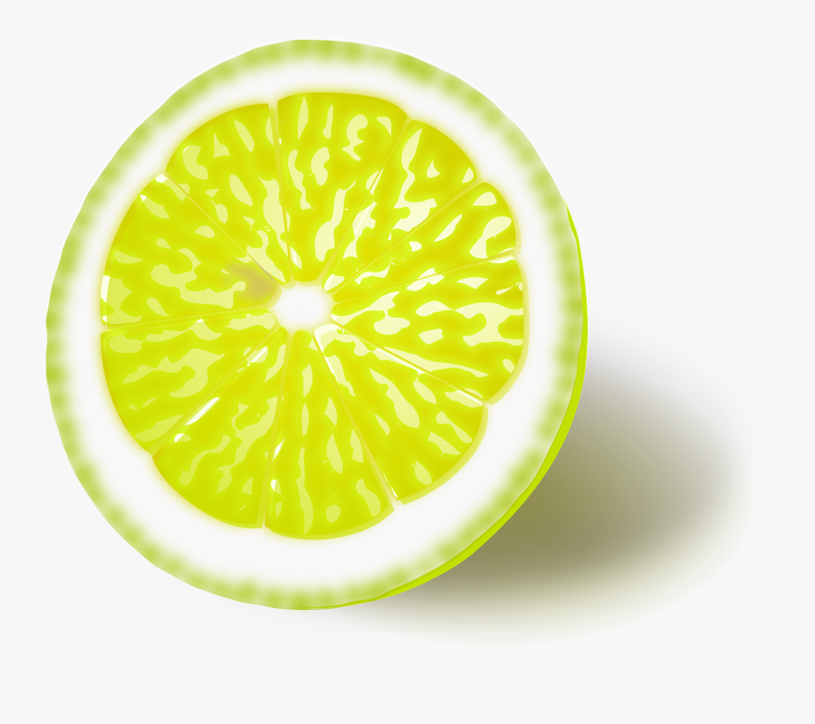 Lemon Half - Lemon, Transparent Clipart