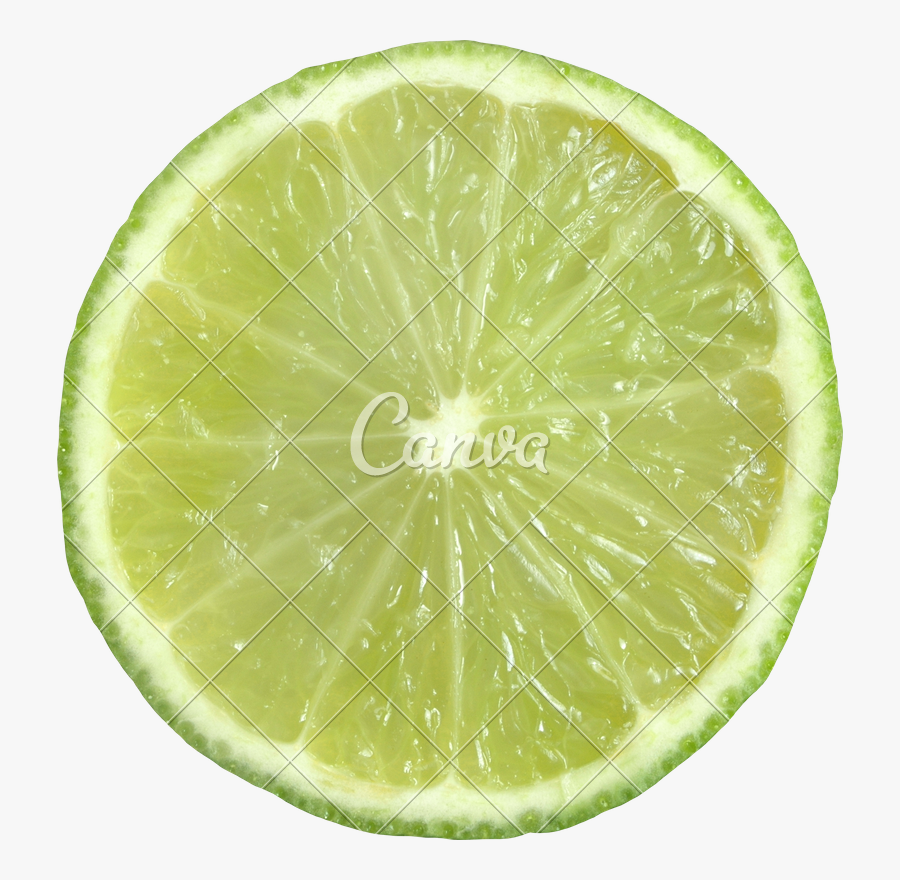 Clip Art Sliced Lime - Key Lime, Transparent Clipart