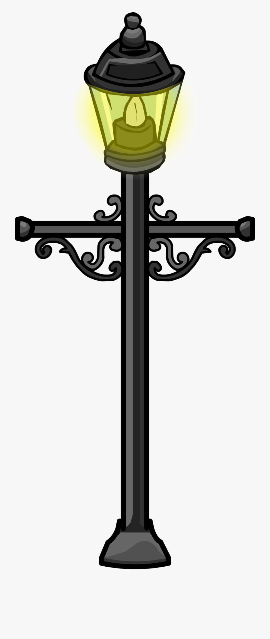 Transparent Lamppost Png - Lamp Sprite, Transparent Clipart